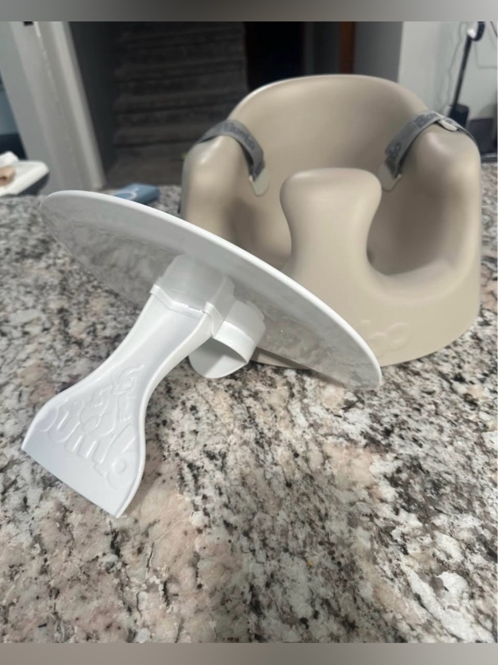 Baby Seat with Detachable Tray - Neutral Beige